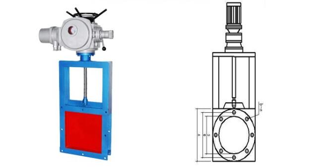 電動(dòng)方形閘板閥如何安裝、結(jié)構(gòu)圖