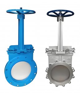 刀型閘閥 PZ73X—10R  DN100 PN10（配反法蘭、